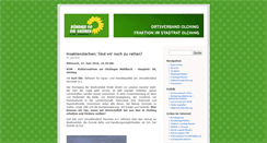 Desktop Screenshot of gruene-olching.de